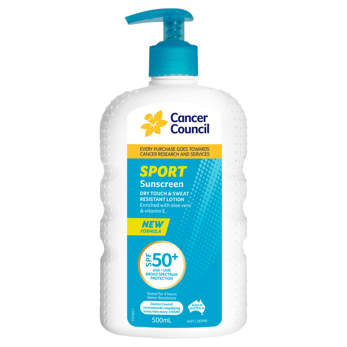 Cancer Council Sport 50+ Pump 500ml