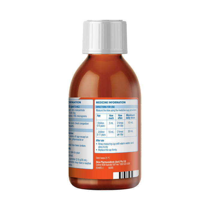 Demazin Immune Kids 2+ Cough + Immune Defence 200ml.