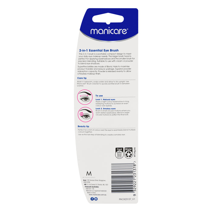 Manicare Essential Eye Brush.