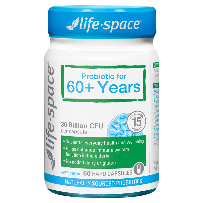 Life-Space Probiotic for 60+ Years 60 Caps