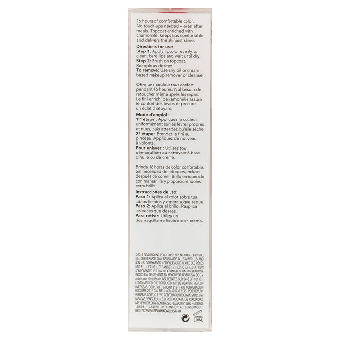 Revlon Colorstay Overtime Lipcolor Forever Scarlet 040
