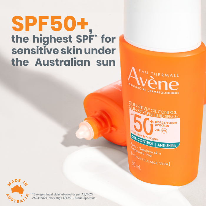 Avene Sunsitive Oil Control Sunscreen Fluid SPF 50+ 50ml