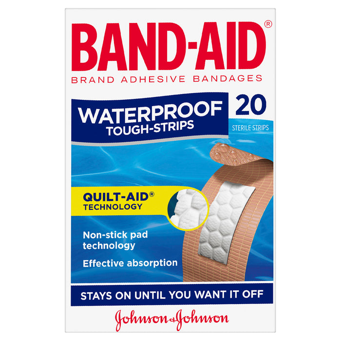 Band-Aid Brand Tough Strips Waterproof Regular 20.