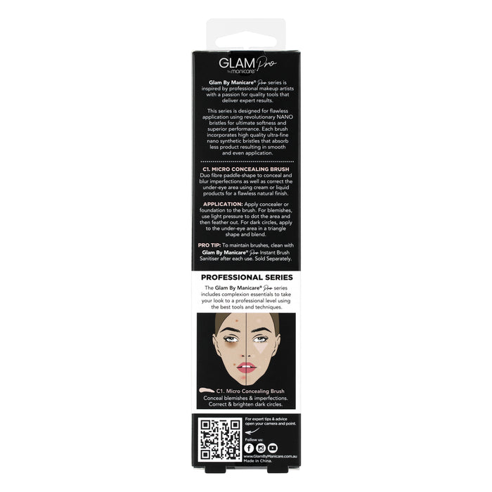 Manicare By Glam Micro Concealing Brush C1 Professional