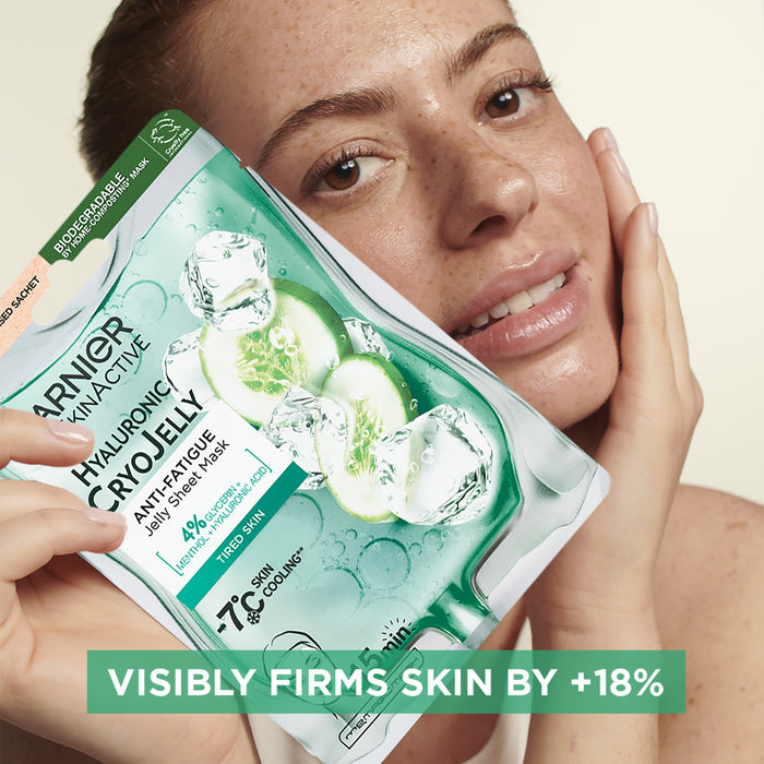Garnier Skin Active Anti Fatigue Hyaluronic Cryo Jelly Tissue Face Mask 27g