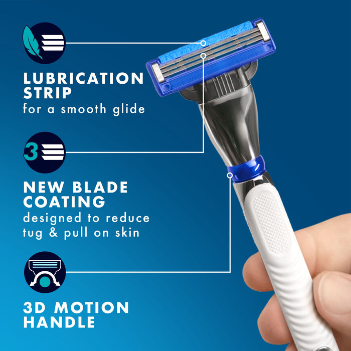 Gillette Mach 3 Turbo 3D 4 Pack