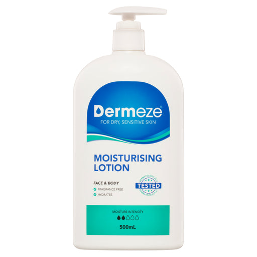 Dermeze Moisturising Lotion 500ml.