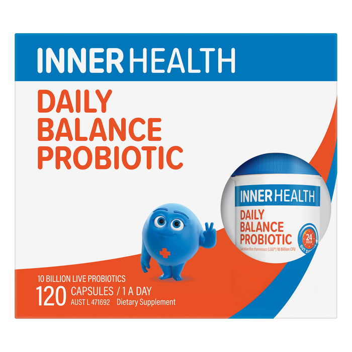Inner Health Daily Balance Probiotics 120 Capsules