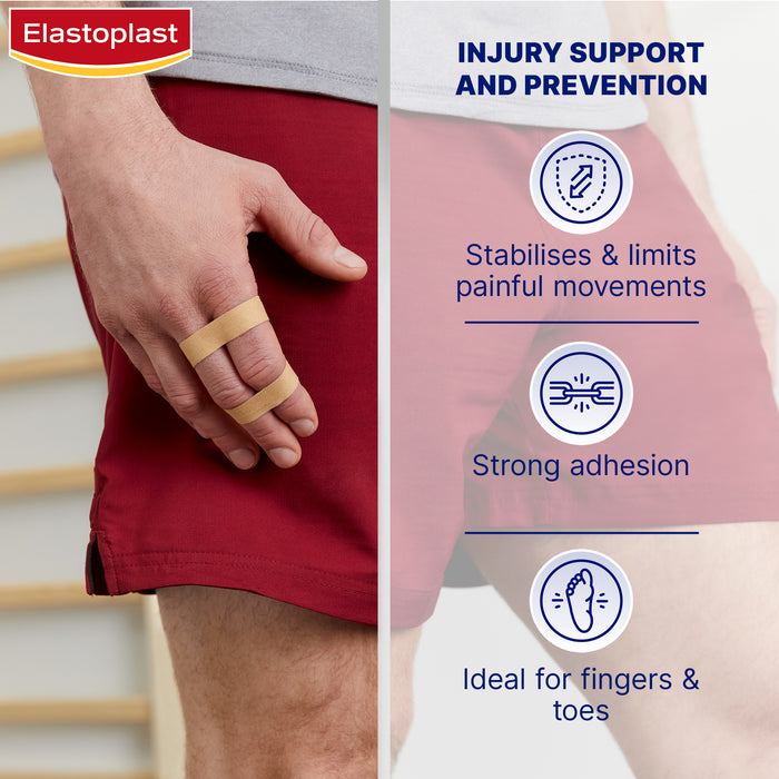 Elastoplast Rigid Strapping Tape Tan 12.5mm x 10m.