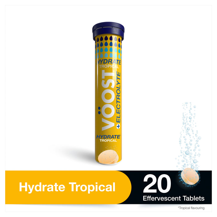 Voost Hydrate Tropial 20 Effervescent Tablets