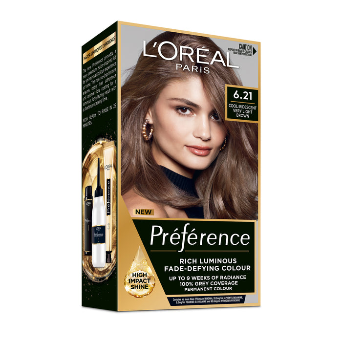L'Oreal Preference 6.21 Iridescent Light Brown