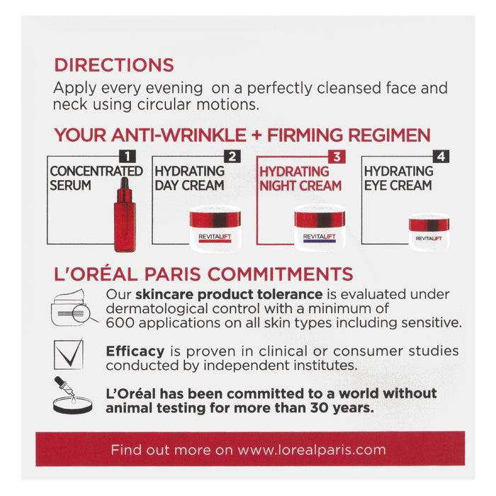 L'Oreal Revitalift Classic Night Cream 50ml