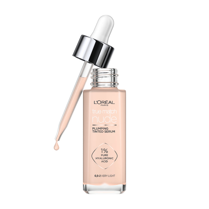 L'Oreal True Match Plumping Tinted Serum 0.5-2 Very Light carded