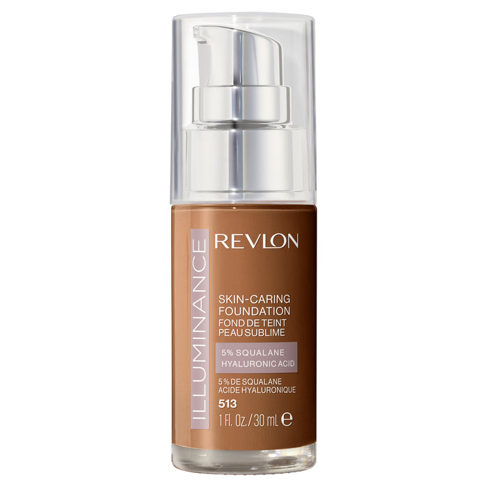 Revlon Illuminance Skin Caring Liquid Foundation 513 Brown Suede.