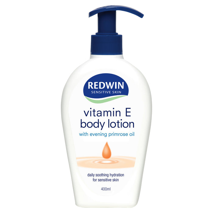 Redwin Vitamin E + Evening Primrose Body Lotion Pump 400ml.
