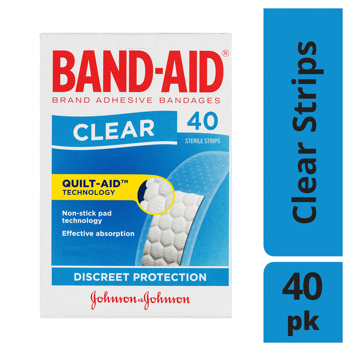 Band-Aid Brand Clear Strips 40.
