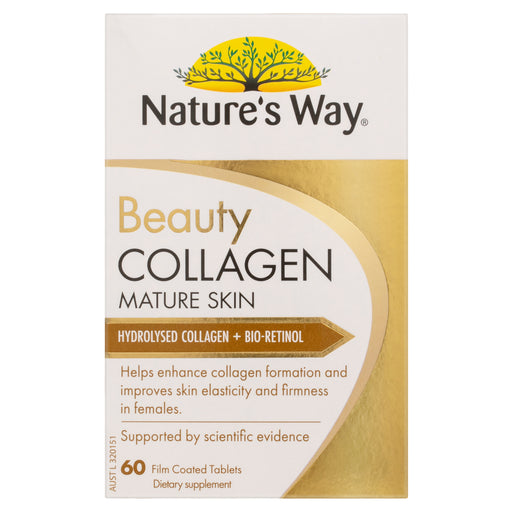 Natures Way Beauty Collagen Mature Skin 60 Tablets.