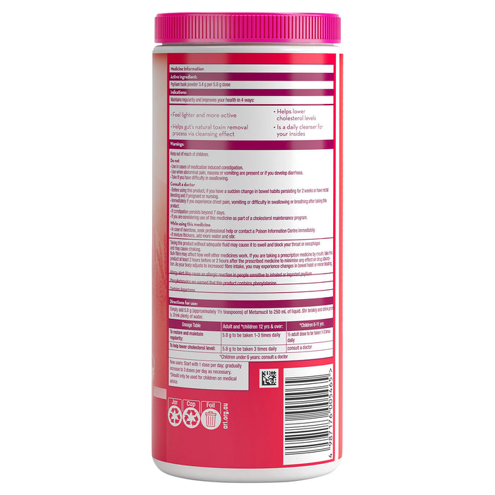 Metamucil Wild Berry 72 Doses 425g.