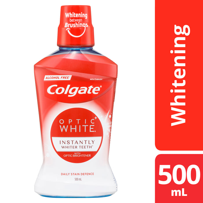 Colgate Optic White Mouthwash Mint 500ml