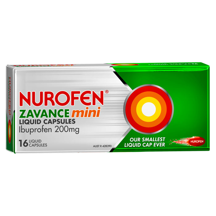 Nurofen Zavance Mini Liquid Capsules 16