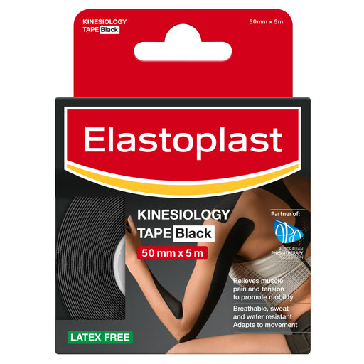 Elastoplast Sport Kinesio Tape 48320 Black 50mm X 5m.