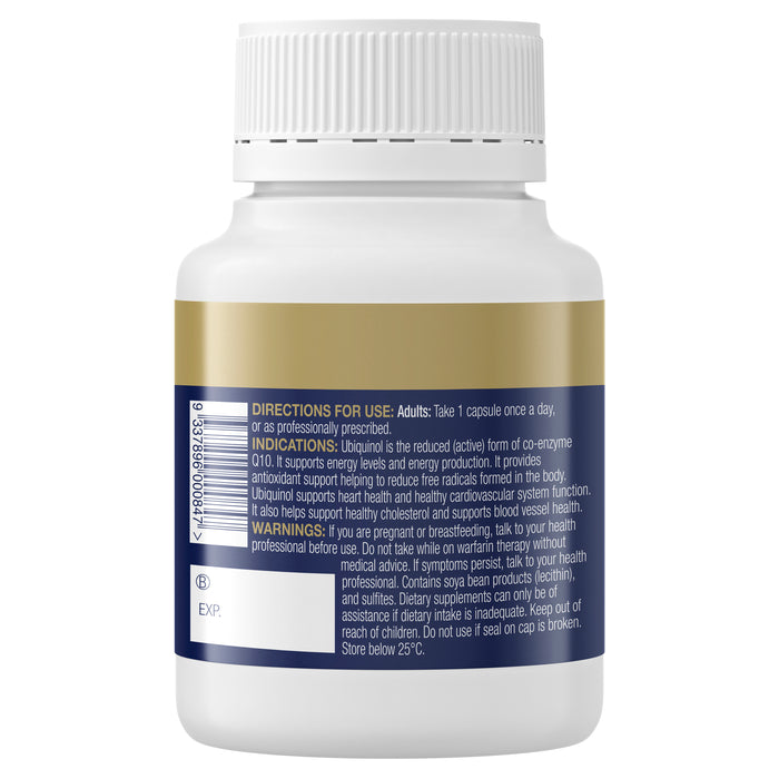 Bioceuticals Ubiquinol Bioactive 300mg 30 Soft Capsules