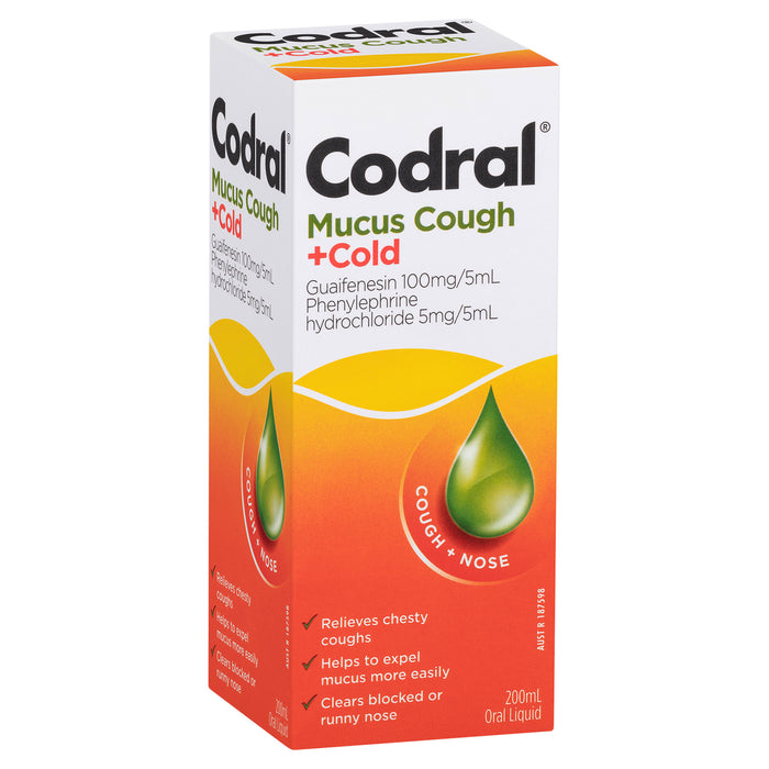 Codral Relief Mucus Cough & Cold 200mL