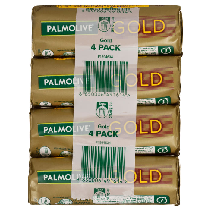 Palmolive Soap Gold 90g x 4 Pack.