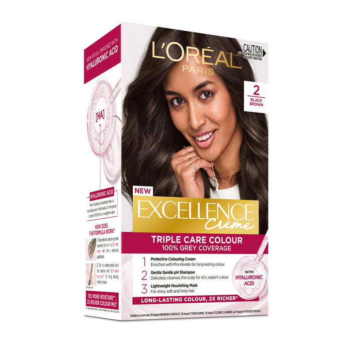 L'Oreal Excellence 2 Black Brown.