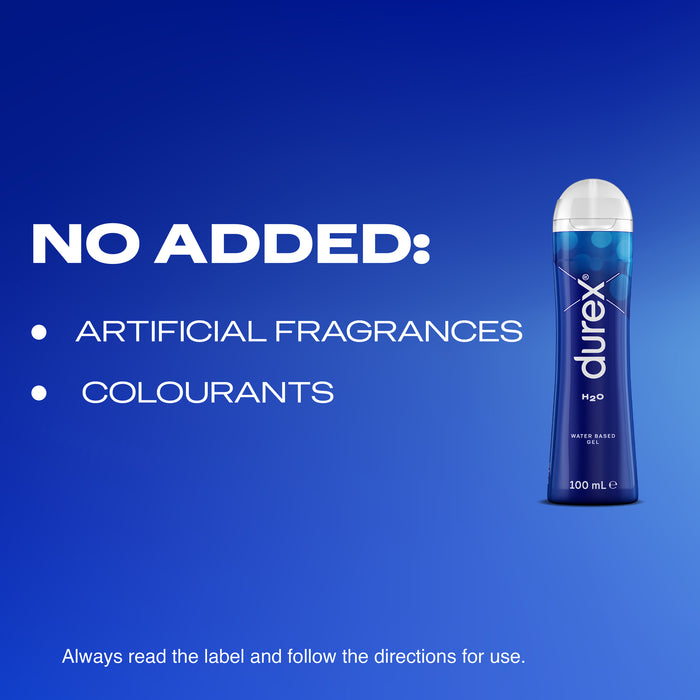 Durex H2O Water Based Lubricant Gel Lube 100ml