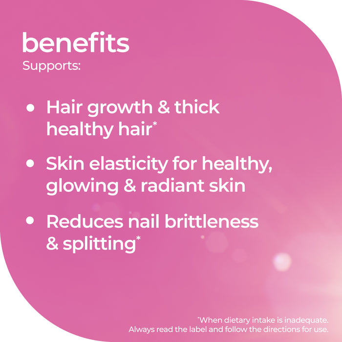 Nature's Way High Strength Adult Hair Skin Nail 60 Gummies