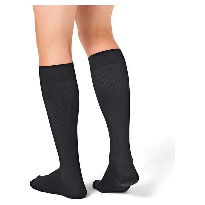 Jobst For Men Knee Casual High Medium Black 15-20mmHg.