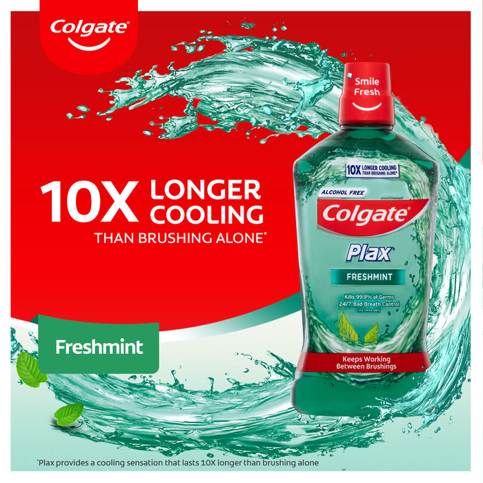 Colgate Plax Mouthwash Freshmint 1 Litre.