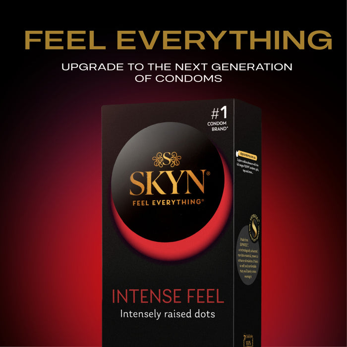 Ansell Lifestyles Condoms Skyn Intense Feel Latex Free 10 Pack