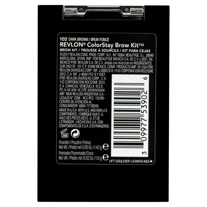 Revlon Colorstay Brow Kit Dark Brown