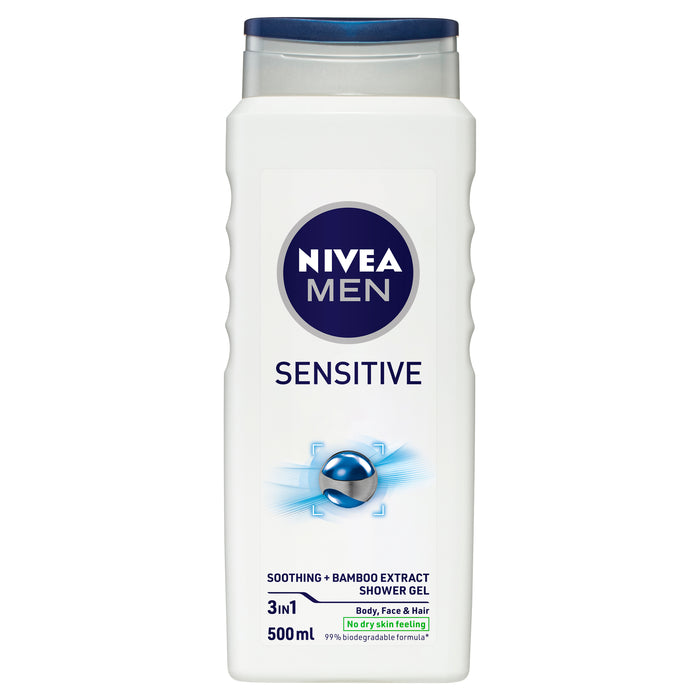 Nivea Men Sensitive Shower Gel 500ml.