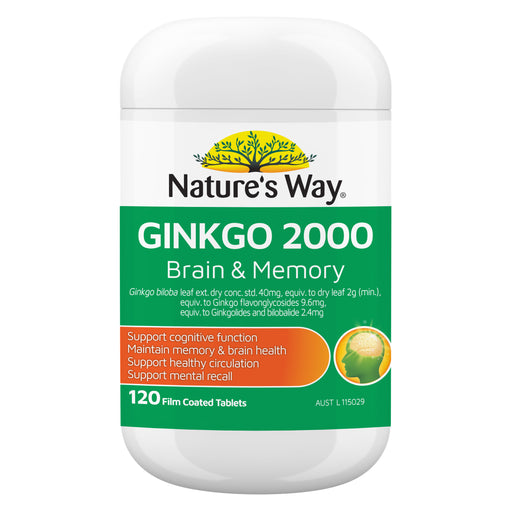 NW GINKO BILOBA 2000MG 120 TAB 523518.