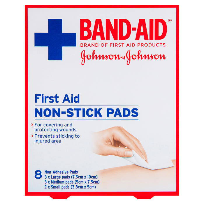 Band-Aid First Aid Non-Stick Pads 8