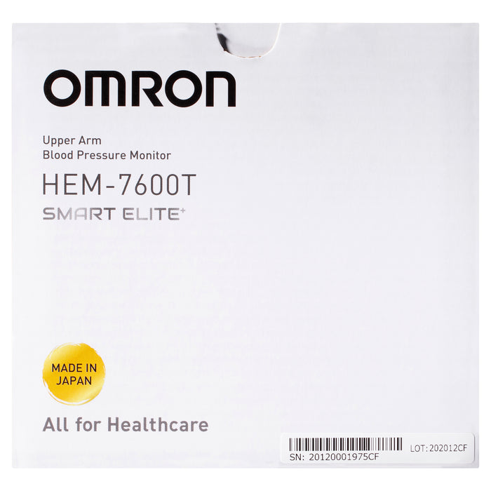 Omron HEM7600T Smart Elite+ Blood Pressure Monitor