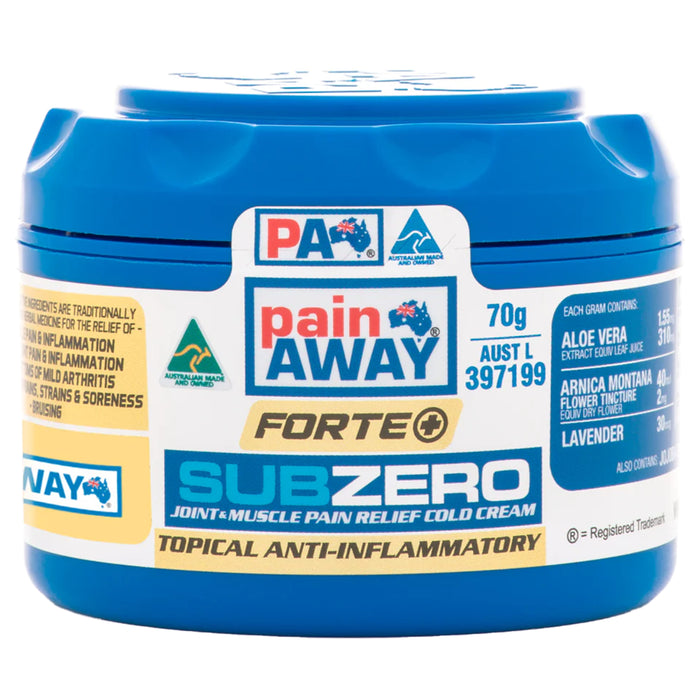 Pain Away Sub Zero Pain Relief Cream 70g