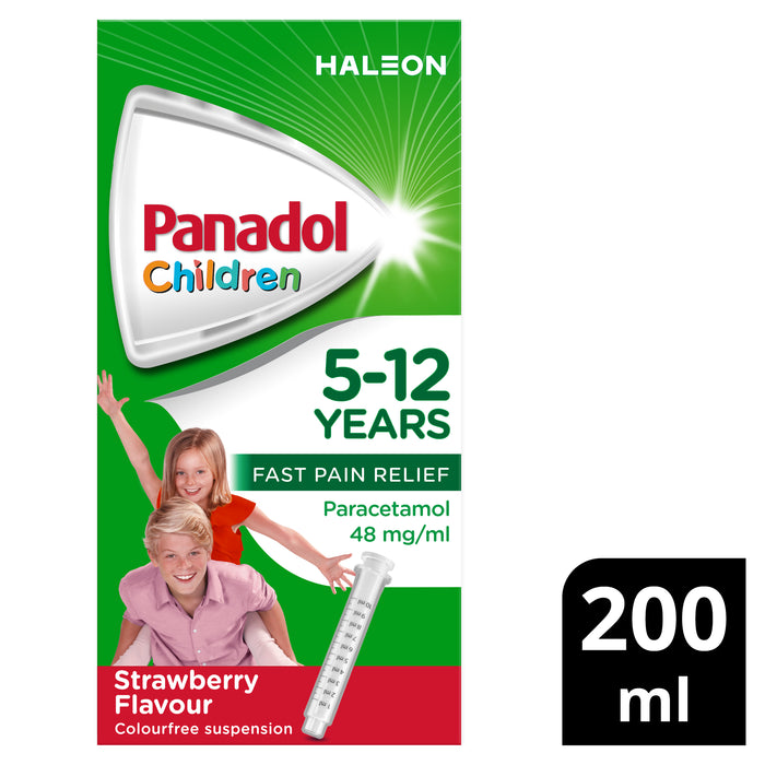 Panadol Childrens 5-12 Years Strawberry 200ml