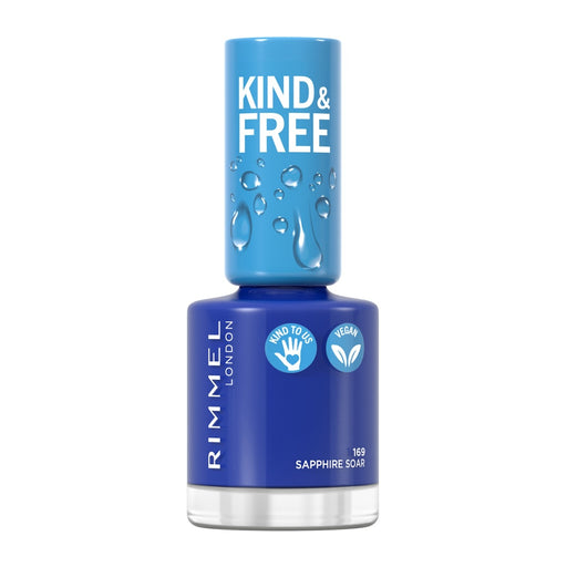 Rimmel Kind & Free Nail Polish 169 Sapphire Soar.
