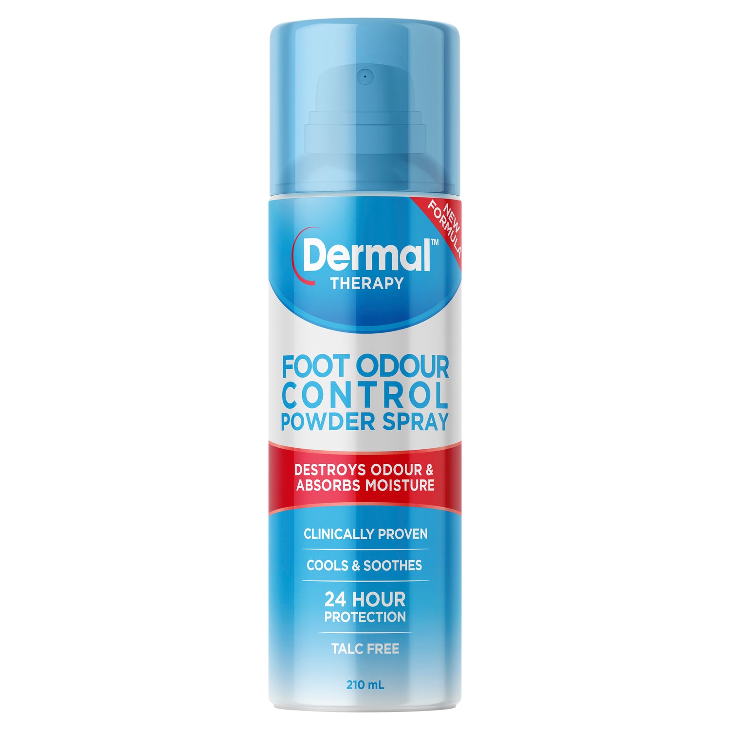 Dermal Therapy Foot Odour Control Powder Spray 210ml.