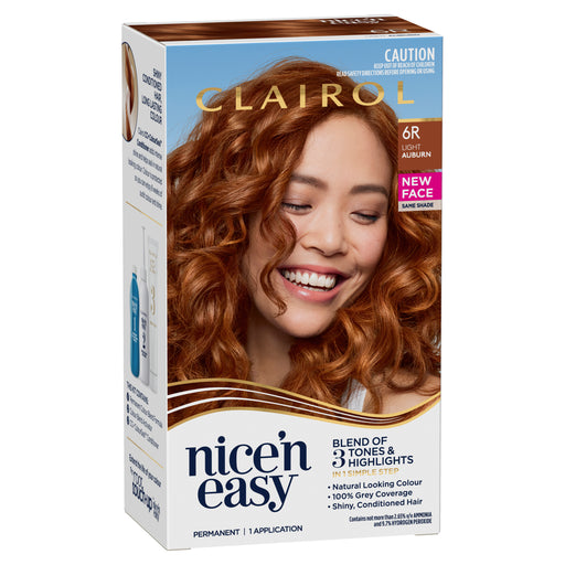 Clairol Nice N Easy 6R Natural Light Auburn.