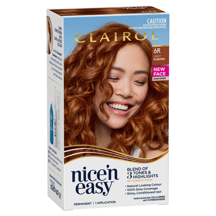 Clairol Nice N Easy 6R Natural Light Auburn.