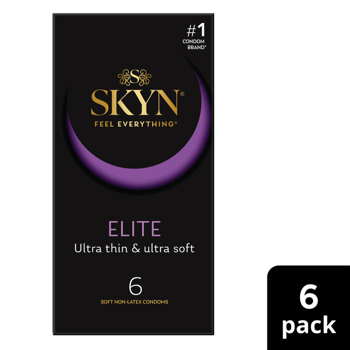 Ansell Lifestyles Condoms Skyn Elite Latex Free 6 Pack