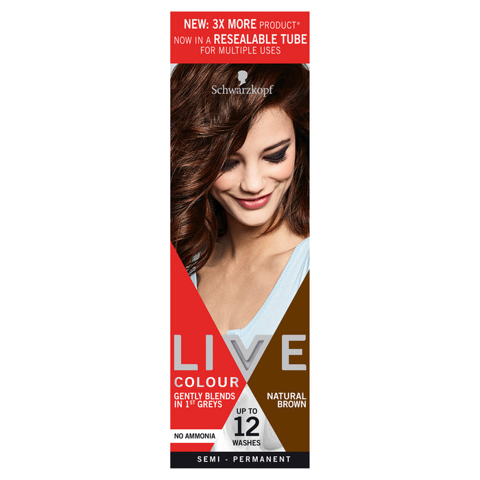 Schwarzkopf Live Colour Natural Brown Hair Colour