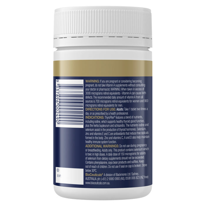Bioceuticals Thyroplex 120 Tablets