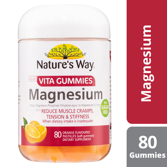 Nature's Way Magnesium 80 Gummies.