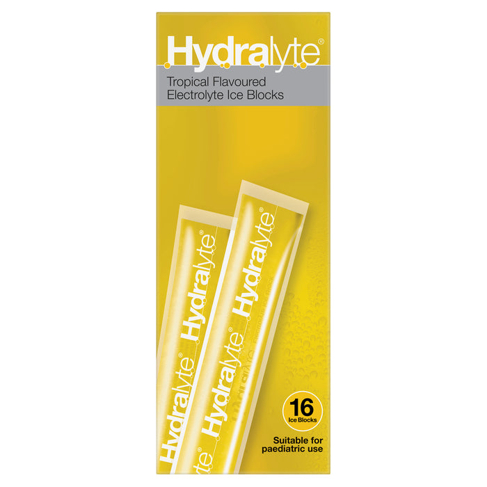 Hydralyte Rehydration Ice Blocks Tropical 16